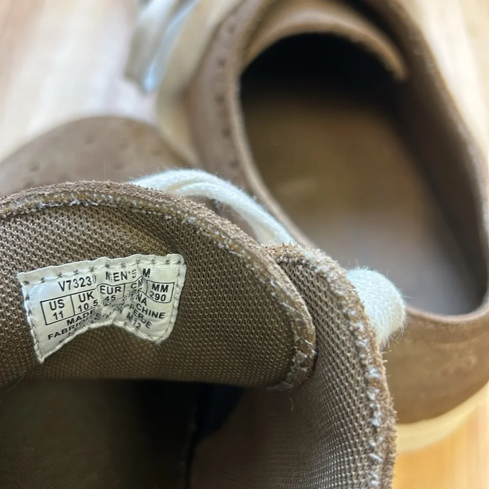 Rockport White Tan Suede AdiPrene by Adidas Wingtip Loafers